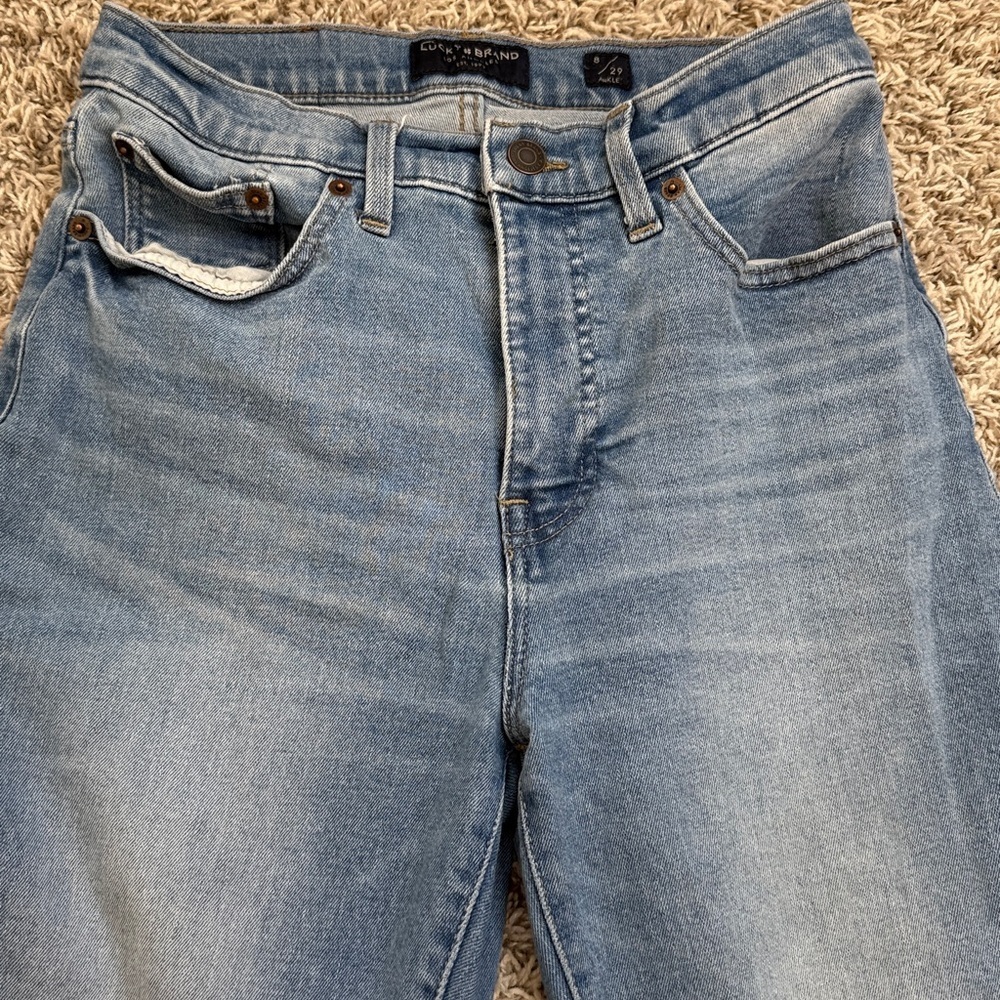 Lucky Brand High Rise Skinny Jean Bridgette Light Blue Size 8/29 - Picture 10 of 13